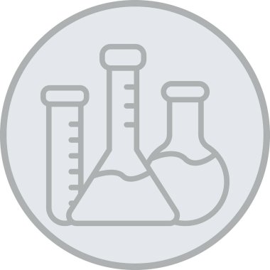 vektör laboratuvar simgesi illüstrasyonu