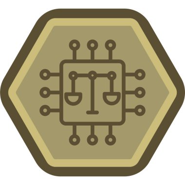 Çipli bir arkaplan vektör illüstrasyonu