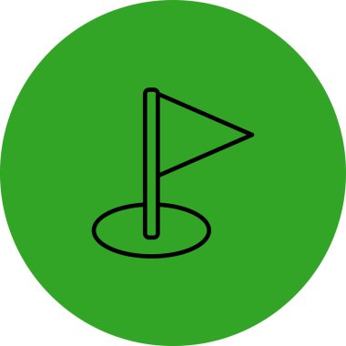 Modern simgenin vektör illüstrasyonu