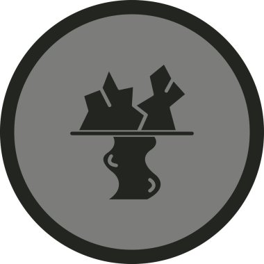 Gıda simgesinin vektör illüstrasyonu