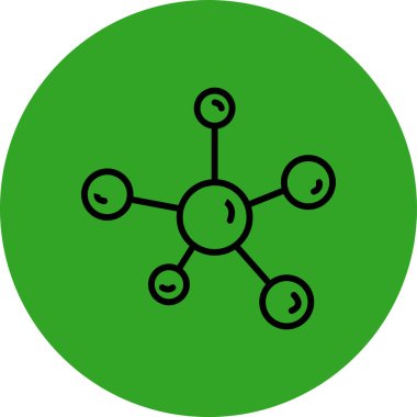 Bir simgenin vektör illüstrasyonu