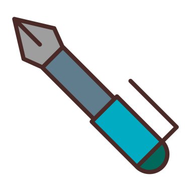 kalem simgesi vektör illüstrasyonu