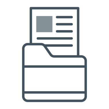 belge dosyası izole edilmiş simge