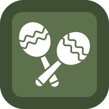 Golf simgesi. vektör çizim