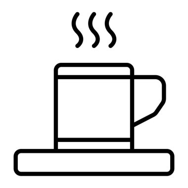 kahve fincanı vektör simgesi