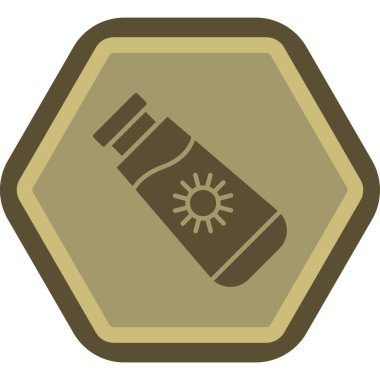 Tek bir izole tıp ikonunun vektör çizimi