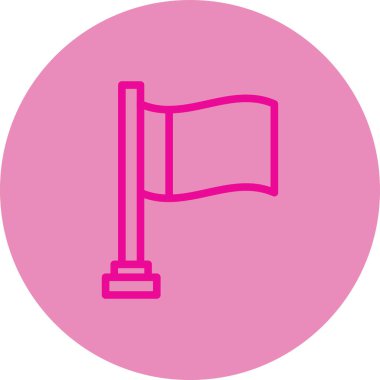 Modern simgenin vektör illüstrasyonu