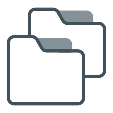 Dizin Kopyalama Web simgesi, vektör illüstrasyonu