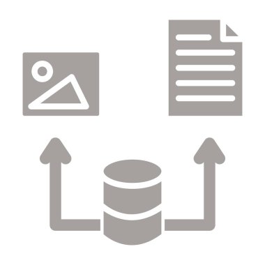 veri yönetimi dairesi simgesi, iş, veri, analitik kavramı