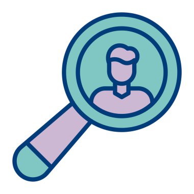 Ara. Web simgesi basit tasarım