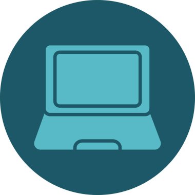 Bilgisayar. Web simgesi basit tasarım