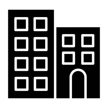 Ofis web simgesi, vektör illüstrasyonu