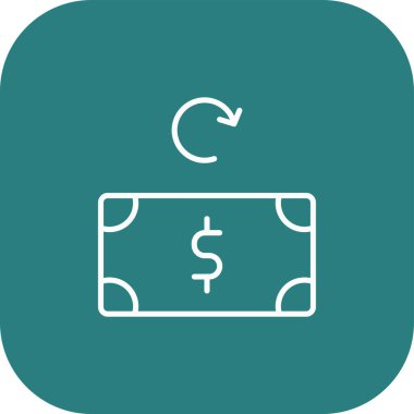 para vektörü düz çizgi simgesi