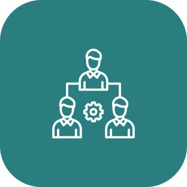 İş ve finans simgesinin vektör illüstrasyonu