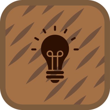 Ampul Işık vektör simgesi