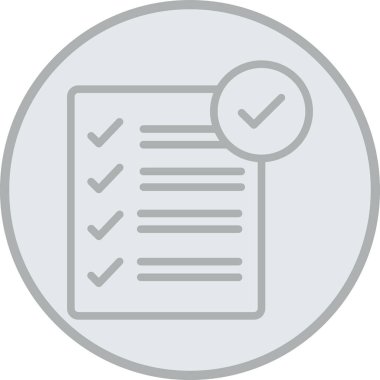 belge simgesi. Basit resimleme