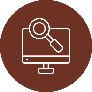 vektör Arama Simgesi illüstrasyonu