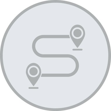 konum pin simgesi vektör illüstrasyonu