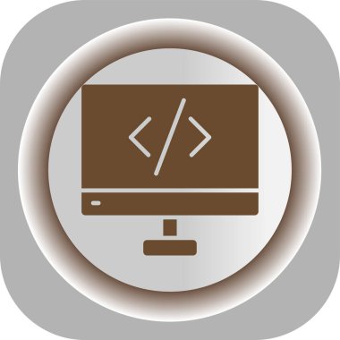 Beyaz arkaplanda izole edilmiş modayı takip eden web geliştirme simgesi. Web sembolü. Web sitesi tasarımı, logo, uygulama vektör illüstrasyonu, 10 eps