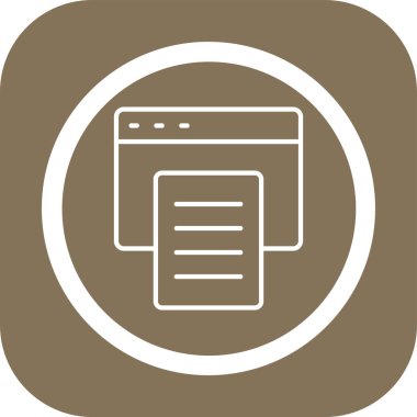 seo modern simgesinin vektör illüstrasyonu