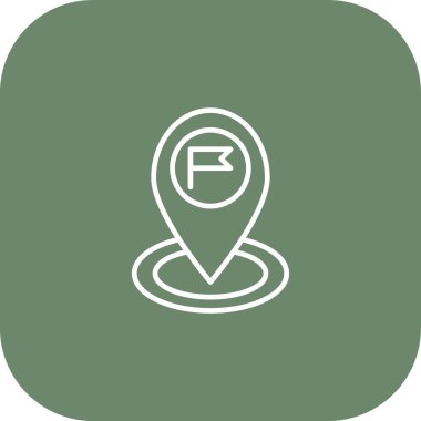 Harita işaretleyici vektör simgesi