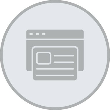 tarayıcı pencere vektör satırı simgesi, işaret, illüstrasyon