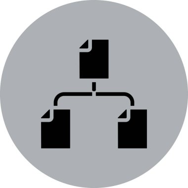 Dosya simgesinin illüstrasyon vektör grafiği