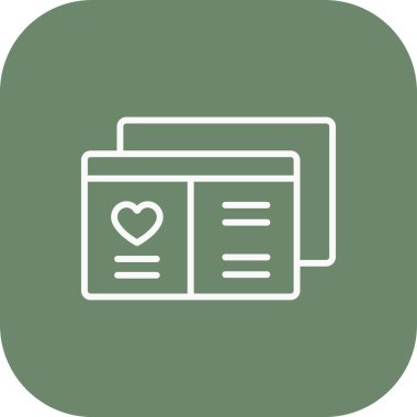 Modern b 'nin vektör illüstrasyonunda belgenin eksik simgesi