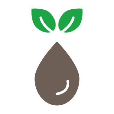 Beyaz arkaplanda taze meyve simgesi