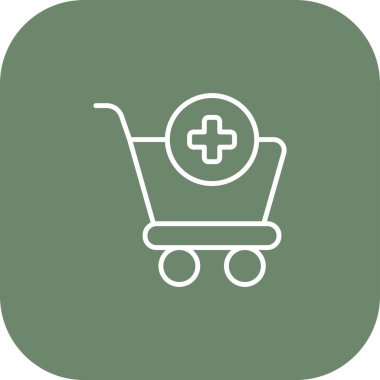 alışveriş arabası ekle, vektör illüstrasyonu