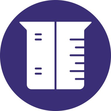 Modern b 'nin vektör illüstrasyonunda test tüpü simgesi yok