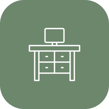 bilgisayar vektör simgesi modern basit tasarım illüstrasyonu