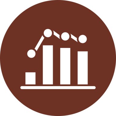 iş grafiği. vektör simgesi