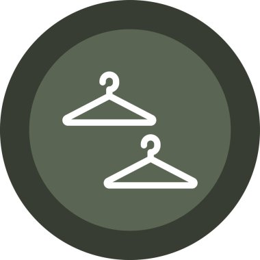 Elbise askısı kutsal kişilerin resmi, vektör çizim