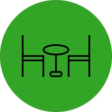 Bir b eksikliği simgesinin vektör çizimi