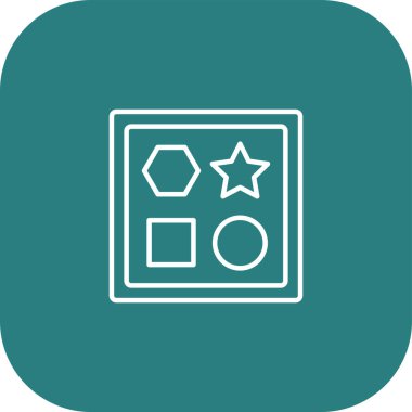 Yıldız simgesinin vektör illüstrasyonu