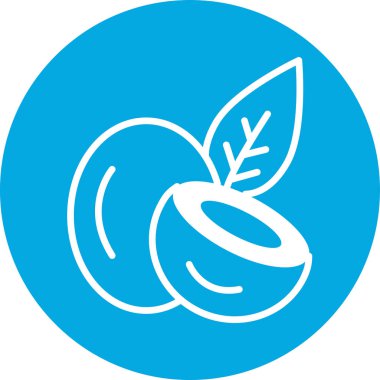 Kirazlı bir simgenin vektör çizimi