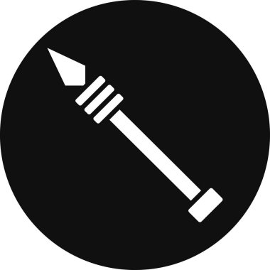 Modern b 'nin vektör illüstrasyonunda çekiç ikonu yok