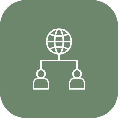 Ağ web simge vektör çizim