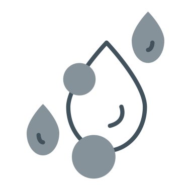 Damlalar. Web simgesi basit illüstrasyon