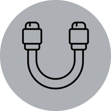 Fişi tak. Web simgesi vektör illüstrasyonu