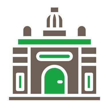 cami inşa vektör illüstrasyonu