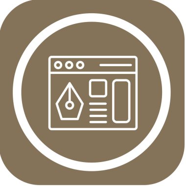 Modern b 'nin vektör illüstrasyonu eksik simgesi