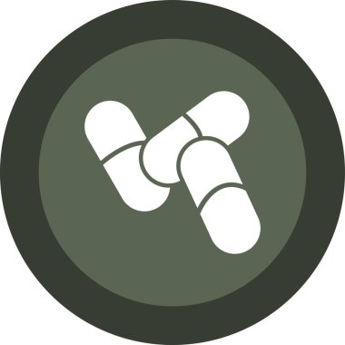 İlaç ikonu, vektör illüstrasyonu. düz tasarım biçimi