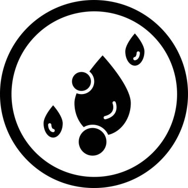 Su damlası. Basit tasarım