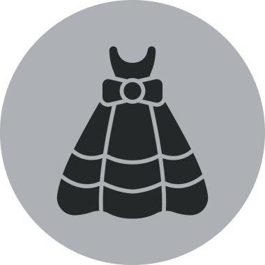 Modern siluet simgesinin vektör çizimi