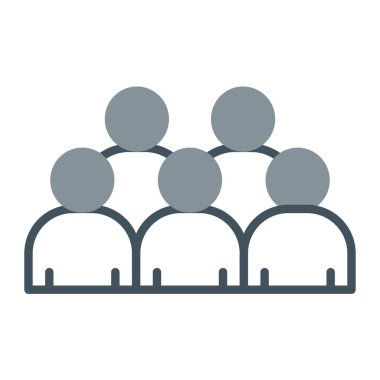 iş takım çalışması simgesi vektör illüstrasyon grafik tasarımı