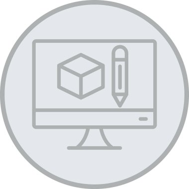 dizüstü bilgisayar web simgesi, vektör illüstrasyonu