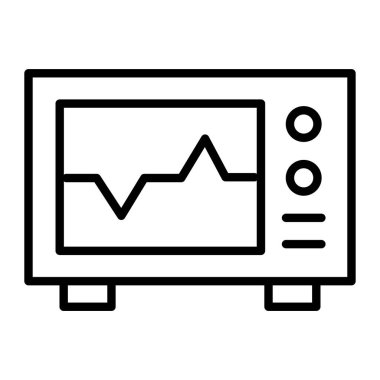 Veri analizi vektör satırı simgesi