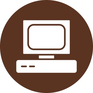 bilgisayar simgesi vektör illüstrasyonu